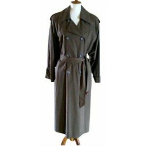 Vintage Dior Khaki Midi Trench Coat